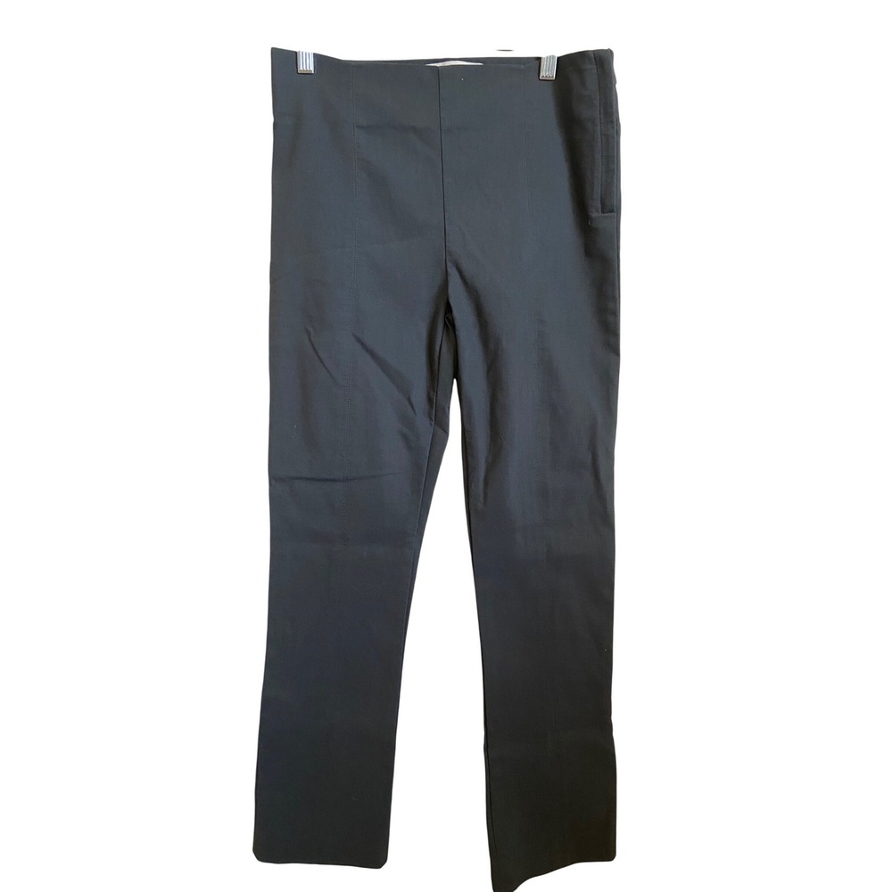 MM.LaFleur Foster Pant Gray‎ Italian Cotton Blend Side Zip Trousers Size 8